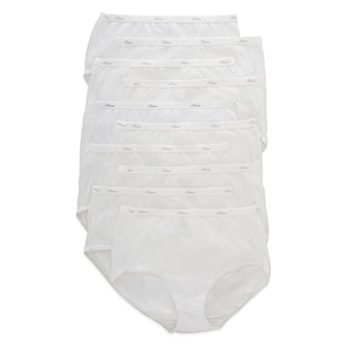 Hanes Women's Cotton Briefs Underwear, 10 Pack