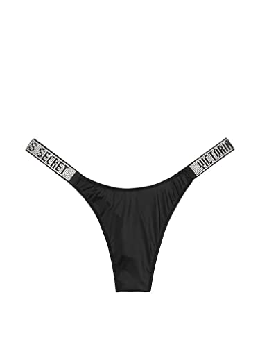 VS Women's Thong Underwear, Very Sexy Collection Black (M)