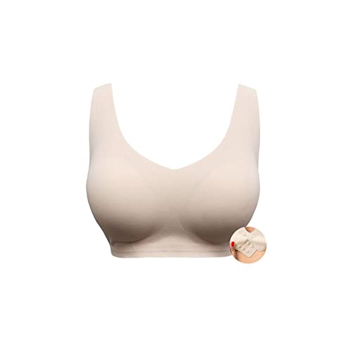 Comfortable Seamless Mastectomy Bra for Women with Pockets