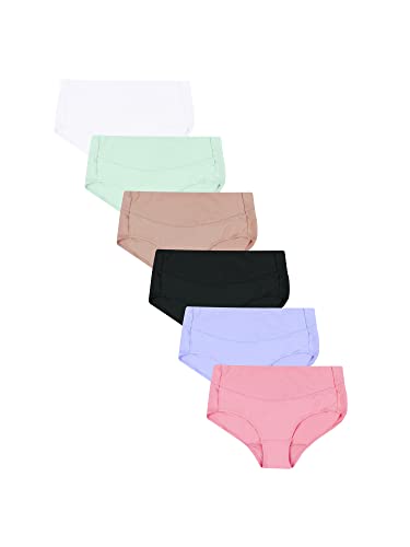 Hanes Women's Microfiber Underwear 6-pack Briefs