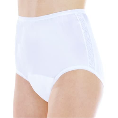 6-Pack Women's White Incontinence Panties