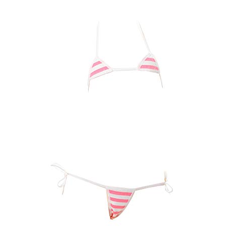TOMORI Cute&Sexy Stripe Bikini Cosplay
