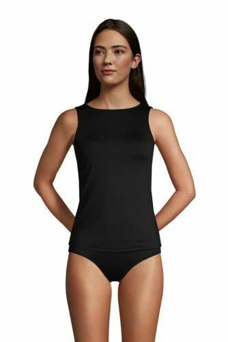 Lands' End High Neck Tankini Top