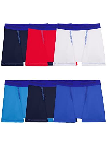 Fruit of the Loom Boys Cotton Stretch Boxer Briefs