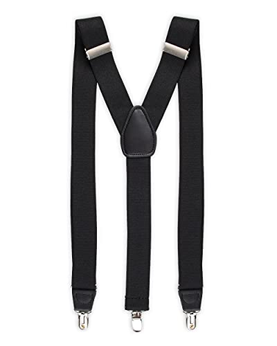 Haggar Men's Black Y-Back Suspender