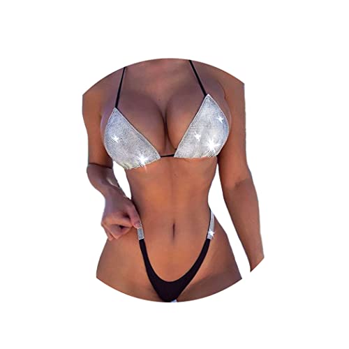 Yokawe Crystal Bikini Set Swimsuit