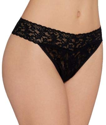 Hanky Panky Women's Signature Lace Thongs - Pack of 3