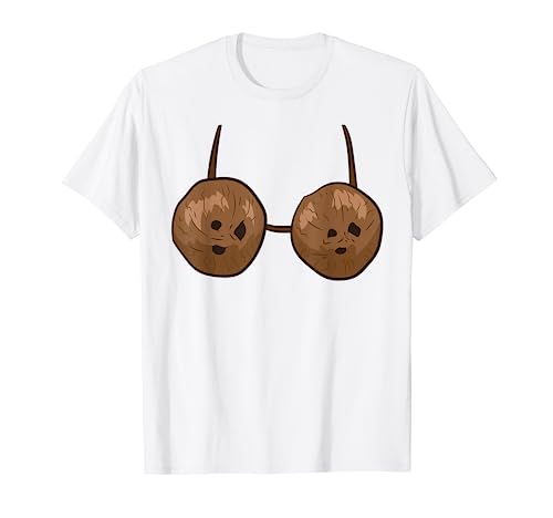 Funny Coconut Bra Halloween Costume T-Shirt