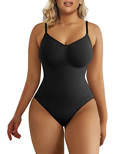 SHAPERX Women's Seamless Sculpting Thong Body Shaper