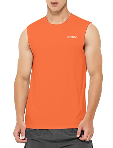 DEMOZU Men's Sleeveless Workout Swim Shirt