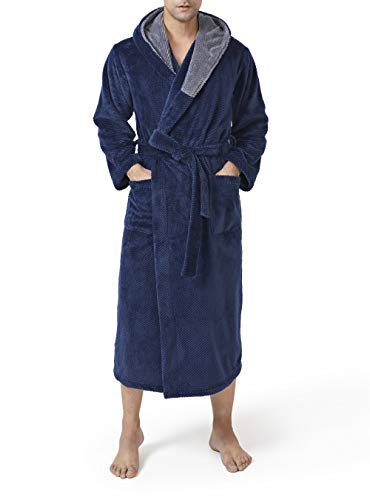 DAVID ARCHY Men's Hooded Robe