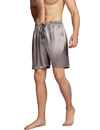 Men's Satin Pajama Boxer Shorts