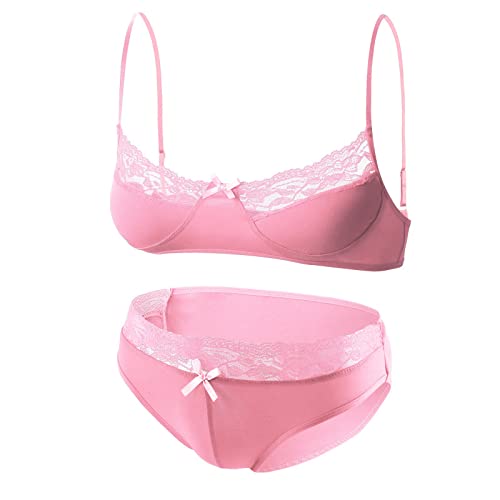 Men's Sissy Bra Panty Set