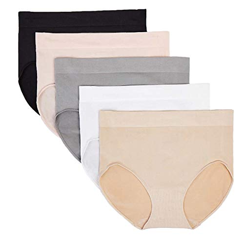 Comfortable Seamless Briefs for Women - 5 Pack