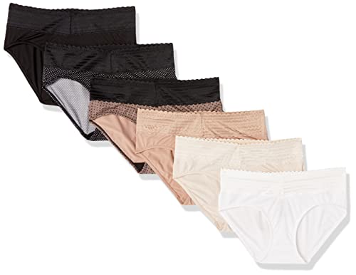 Warner's Women's Comfort Waistband Microfiber Hipster 6-Pack