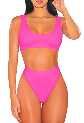 Pink Queen Women's High Waisted Bikini Set
