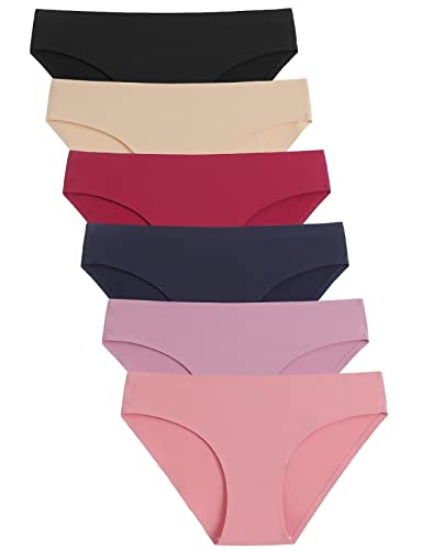 Silky Invisible Hipster Underwear 6 Pack