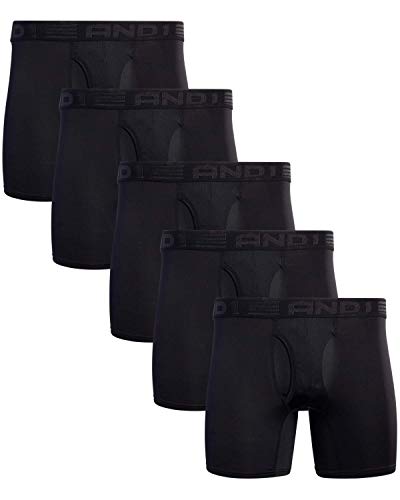 AND1 Men's Compression Boxer Briefs - Performance Underwear (5 Pack)