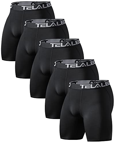 TELALEO Compression Shorts for Men