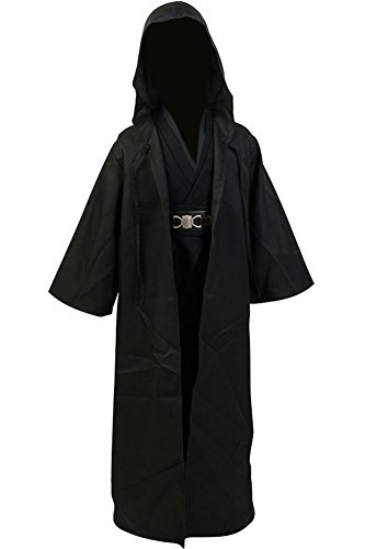 Kids Halloween Costume Cosplay Outfit Tunic Hooded Robe Large