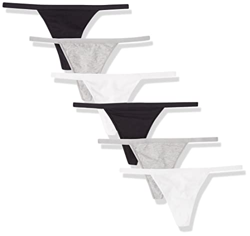 Amazon Essentials Women's Thong Underwear, Pack of 6