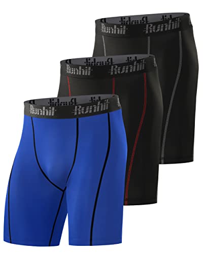 Runhit Men's Compression Shorts (3 Pack)