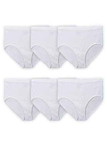 Fruit of the Loom Tag Free Cotton Brief Panties