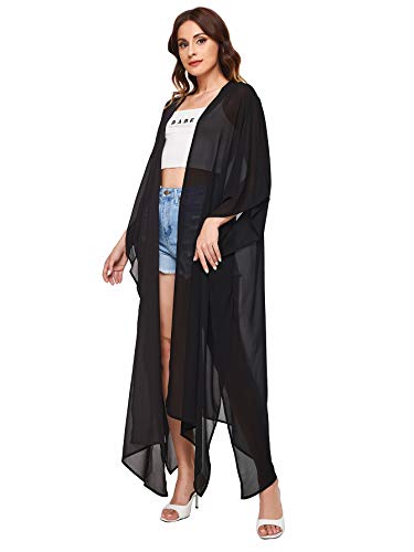 SweatyRocks Women's Flowy Kimono Cardigan