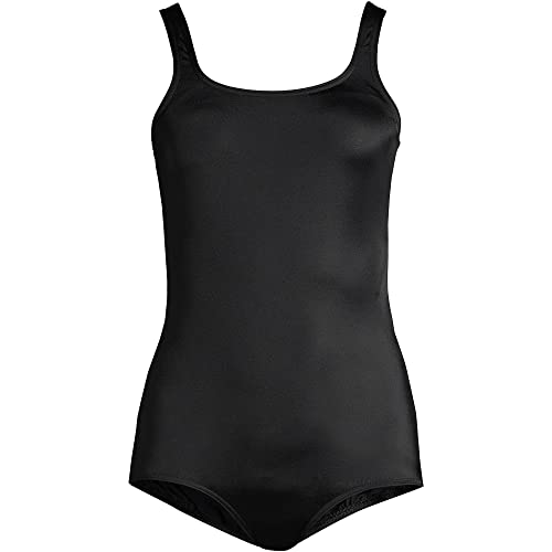 Lands' End Chlorine Resistant Tugless Tank Swimsuit