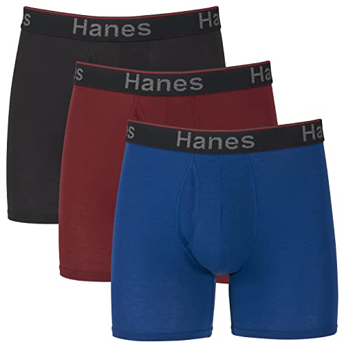 Hanes Total Support Pouch Men's Boxer Briefs Pack