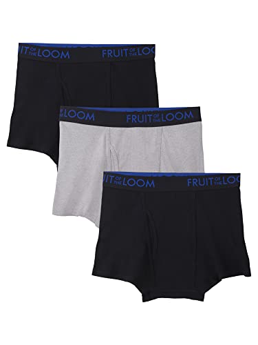 Fruit of the Loom Men's Breathable Cotton Micro-mesh Boxer Brief