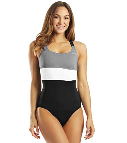Nike Swim Women's Poly Core Chest Support Racerback Swimsuit