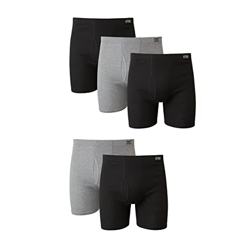 Hanes Men's TAGLESS Boxer Briefs with ComfortSoft Waistband