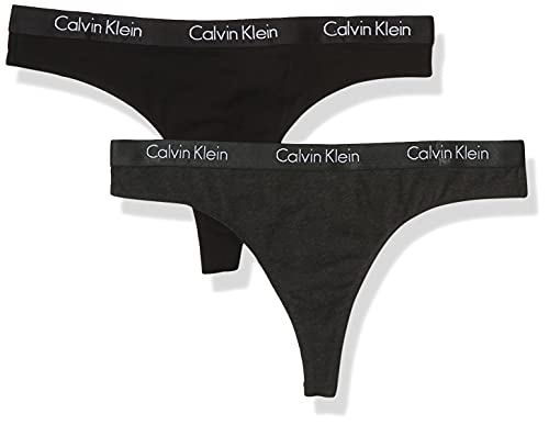 CK Women's Motive Cotton Multipack Thong Panty