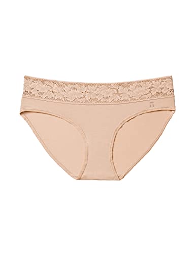 Tommy John Women's Second Skin Briefs, 3 Pack (XX-Large, Maple Sugar - Lace)