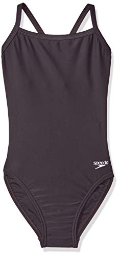 Speedo Powerflex Flyback Solid Swimsuit