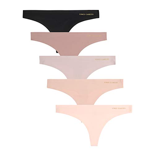 Vince Camuto Women's Seamless Thong Panties - 5 Pack