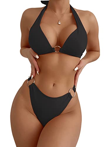 SweatyRocks Women's Push Up Bikini Swimsuit Set