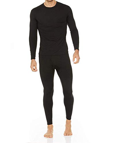 Men's Fleece Lined Base Layer Set for Cold Weather