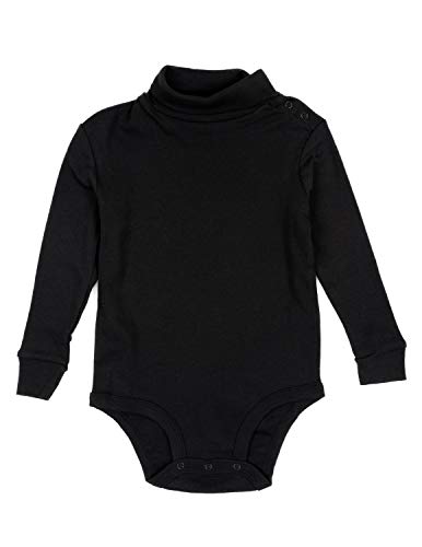 Leveret Long Sleeve Baby Bodysuit Turtleneck