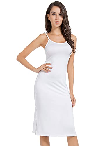MANCYFIT Full Slip Dress for Women - Comfortable and Stylish Under Cami Slit Dress