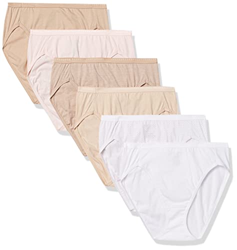 Hanes Women's High-Waisted Panties, 6-Pack