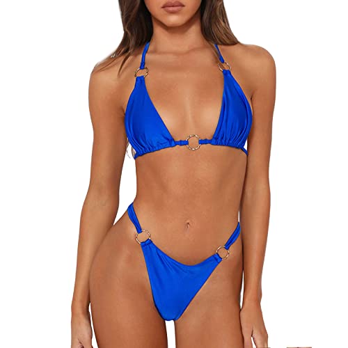MIKETAI Sexy Bikini 2 Piece Swimsuit - Blue