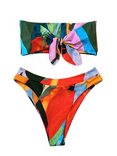 SheIn Women's Graphic Bikini Set