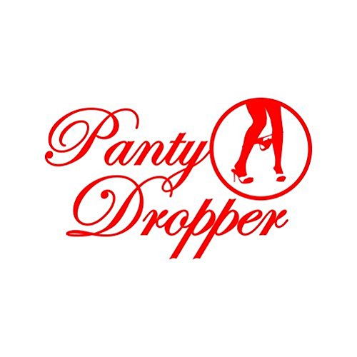 Red Panty Dropper Sticker Decal