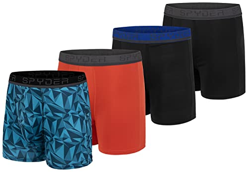 Spyder Mens Boxer Briefs - Comfortable Performance Underwear
