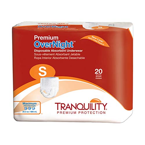 Tranquility Premium Overnight Pull On Small Disposable Underwear