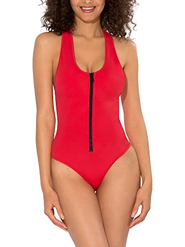 Stylish and Flattering Racerback One Piece Swimsuit
