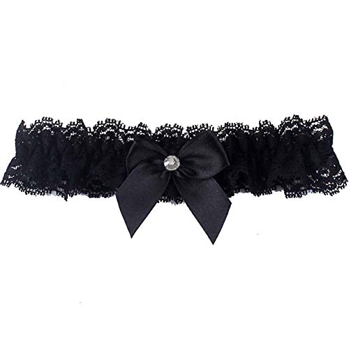 Black Bridal Garters