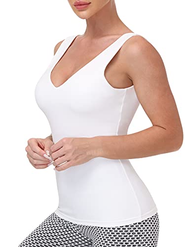 Yoga Tank Tops with Built-in Bra